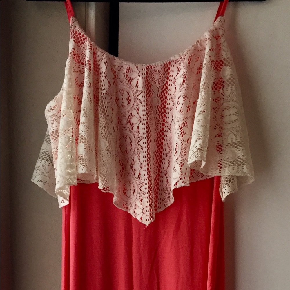 Maxi Dress with Lace